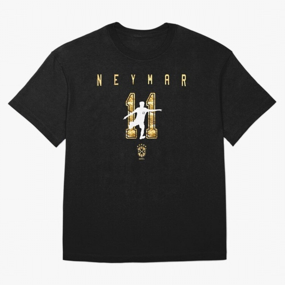 Neymar Gold Design Classic T-Shirt Represent the Passion of Match Day Hype around FIFA World Cup 2026 USA Canada Mexico, Messi, Argentina, Tournament Hype, Historic Matchups, Family Viewing Parties and Global Sports Pride; Perfect for Fans,
