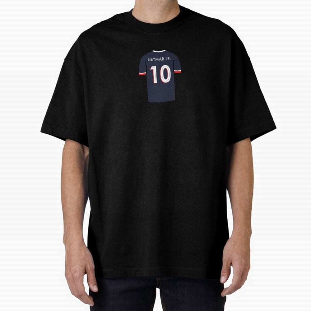 Neymar Jersey Oversized T-Shirt Remember Iconic Moments from the FIFA World Cup 2026 USA Canada Mexico Journey through Mbappe Highlights, Netherlands Pride, Championship Spirit, Famous Goals, Roaring Crowds and International Football Unity; Created