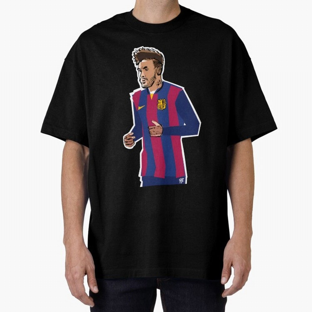 Neymar prime Oversized T-Shirt Bring Match Day Fire to Global Football Passion for FIFA World Cup 2026 Group Stage, Featuring Haaland and Mbappe, Spain, Soccer Culture, Superstar Moments, National Team Dreams and Competitive Fire; Built for