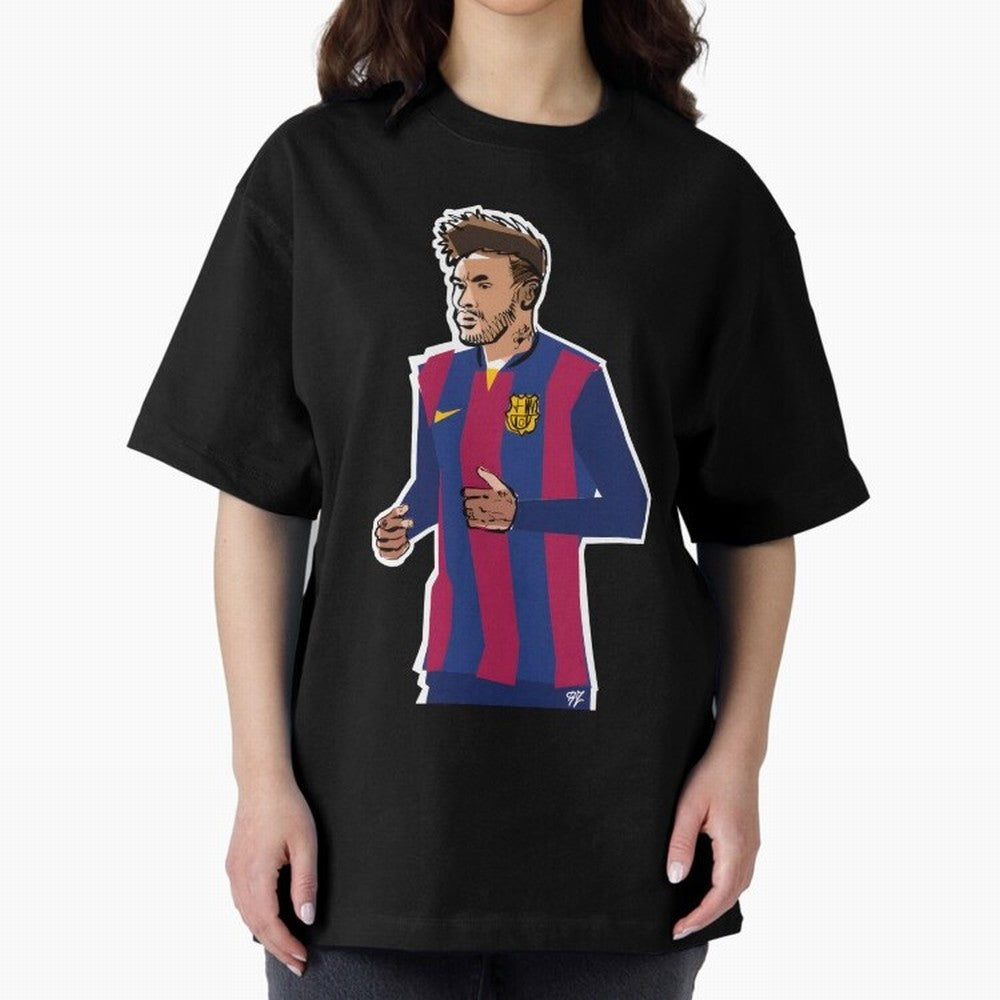 Neymar prime Oversized T-Shirt Bring Match Day Fire to Global Football Passion for FIFA World Cup 2026 Group Stage, Featuring Haaland and Mbappe, Spain, Soccer Culture, Superstar Moments, National Team Dreams and Competitive Fire; Built for