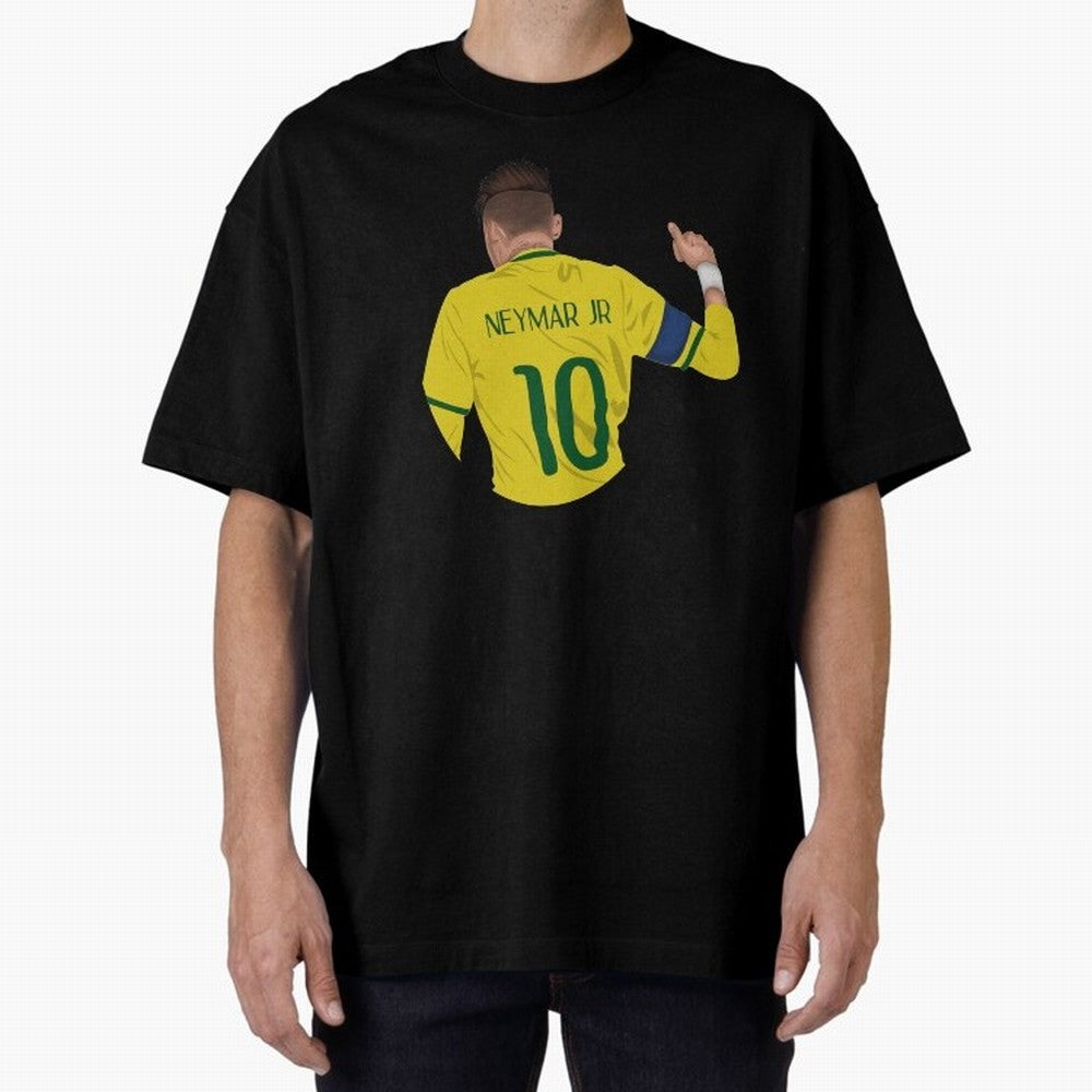 Neymar Junior Oversized T-Shirt Honor the Football Icons of FIFA World Cup 2026 Group Stage Spirit, Filled with England and Germany, Haaland and Mbappe, Fan Favorite Moments, National Team Passion, Big Match Drama and Soccer History; Great for