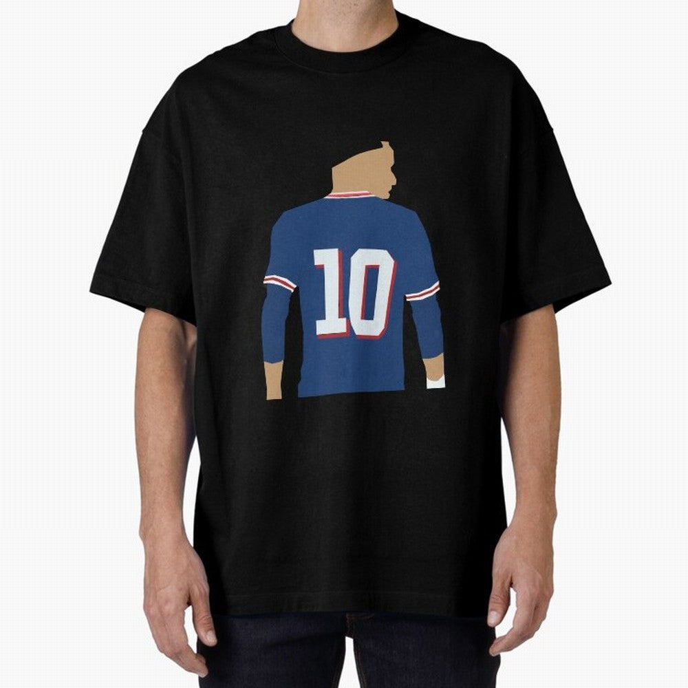the number 10 Oversized T-Shirt Bring Match Day Fire to FIFA World Cup 2026 USA Canada Mexico Driven by Messi and Cristiano Ronaldo, Argentina Energy, Football History, Final Match Energy, Crowd Noise and Once in a Lifetime Moments; Built for