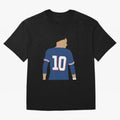 the number 10 Oversized T-Shirt Bring Match Day Fire to FIFA World Cup 2026 USA Canada Mexico Driven by Messi and Cristiano Ronaldo, Argentina Energy, Football History, Final Match Energy, Crowd Noise and Once in a Lifetime Moments; Built for