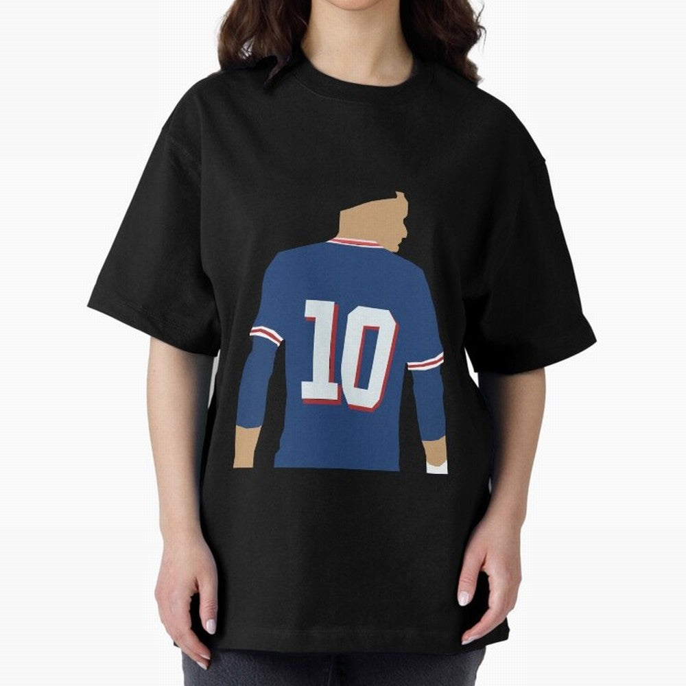 the number 10 Oversized T-Shirt Bring Match Day Fire to FIFA World Cup 2026 USA Canada Mexico Driven by Messi and Cristiano Ronaldo, Argentina Energy, Football History, Final Match Energy, Crowd Noise and Once in a Lifetime Moments; Built for