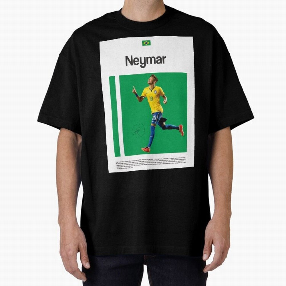 Neymar poster Classic T-Shirt Bring International Match Energy to FIFA World Cup 2026 USA Canada Mexico Featuring Messi, Neymar and Mbappe, Brazil Energy, Football History, Final Match Energy, Crowd Noise and Once in a Lifetime Moments; Ideal for
