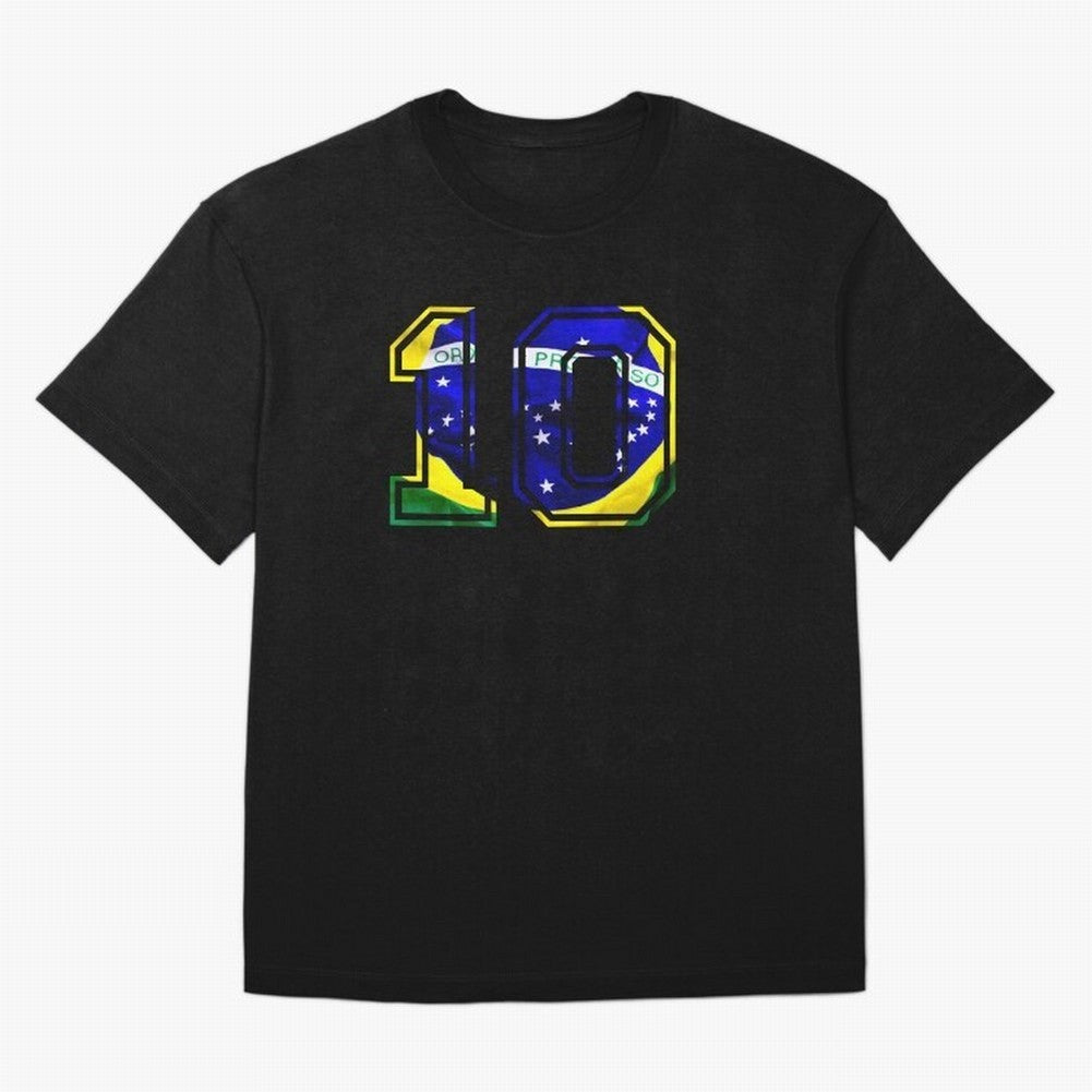 10 Brasil Essential T-Shirt Treasure FIFA World Cup 2026 Group Stage Featuring Haaland, Brazil Energy, Vintage Soccer Flavor, Modern Football Stars, National Flags and Final Night Emotion; Made for Die Hard Supporters, Soccer Lovers, Game Day