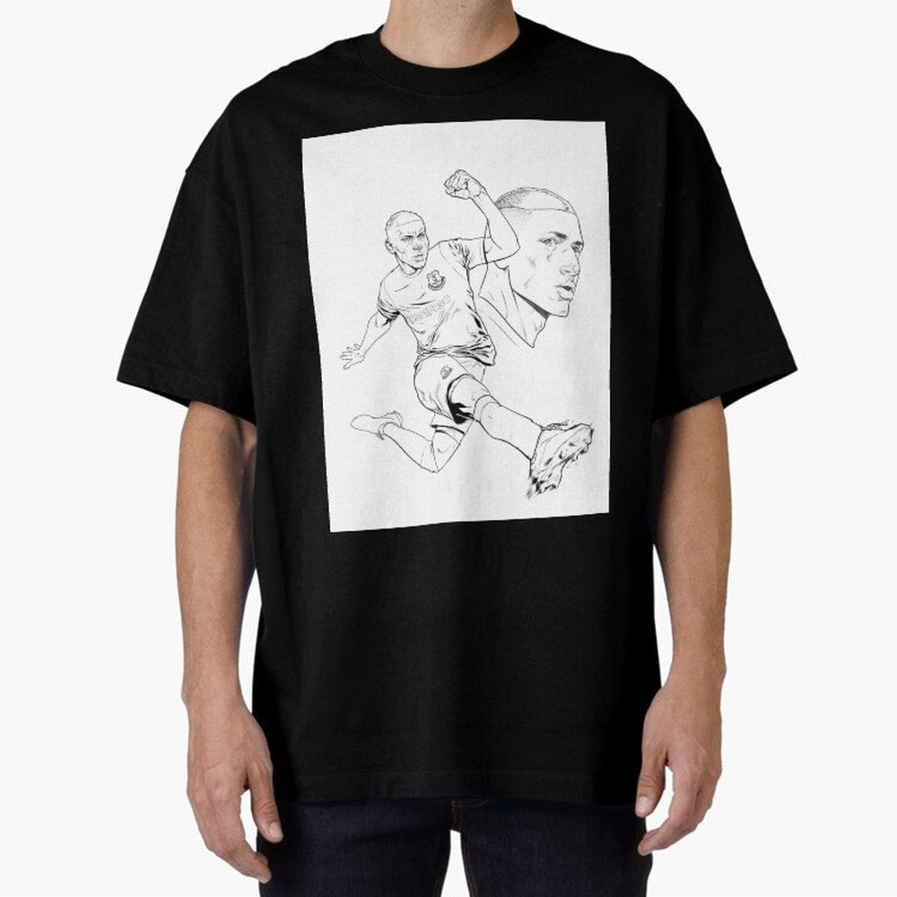 richarlison Oversized T-Shirt Keep the Legacy of the FIFA World Cup 2026 USA Canada Mexico Journey through Mbappe Highlights, Brazil Pride, Stadium Chants, National Pride, Trophy Dreams and Unforgettable Football Memories; Made for Collectors Who
