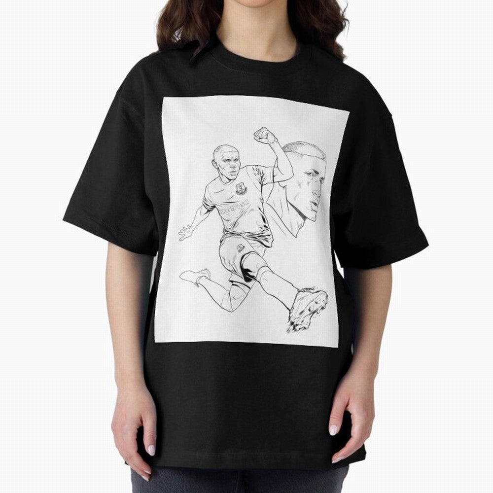 richarlison Oversized T-Shirt Keep the Legacy of the FIFA World Cup 2026 USA Canada Mexico Journey through Mbappe Highlights, Brazil Pride, Stadium Chants, National Pride, Trophy Dreams and Unforgettable Football Memories; Made for Collectors Who