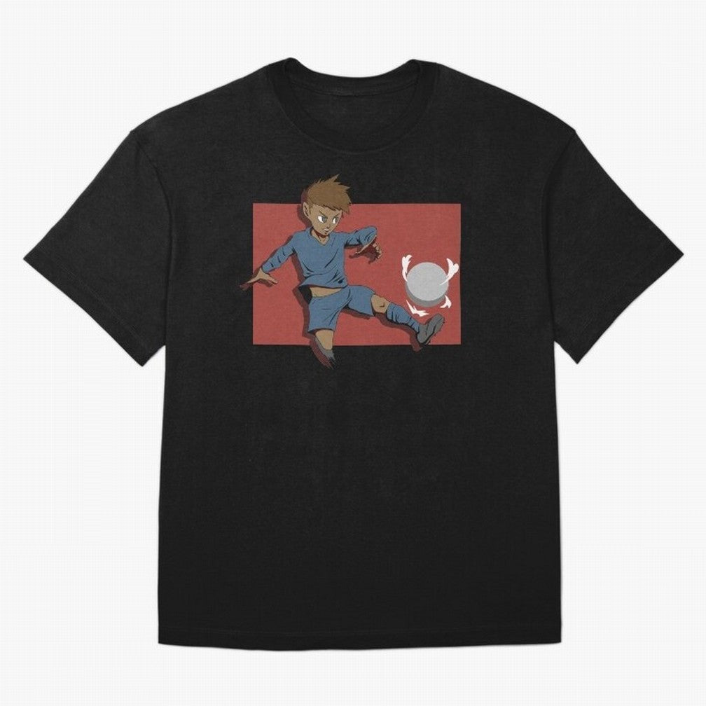 Footballer in action Oversized T-Shirt Fuel Global Football Passion for FIFA World Cup 2026 Group Stage, Centered on Neymar, Haaland and Cristiano Ronaldo, Brazil, Championship Spirit, Famous Goals, Roaring Crowds and International Football Unity;