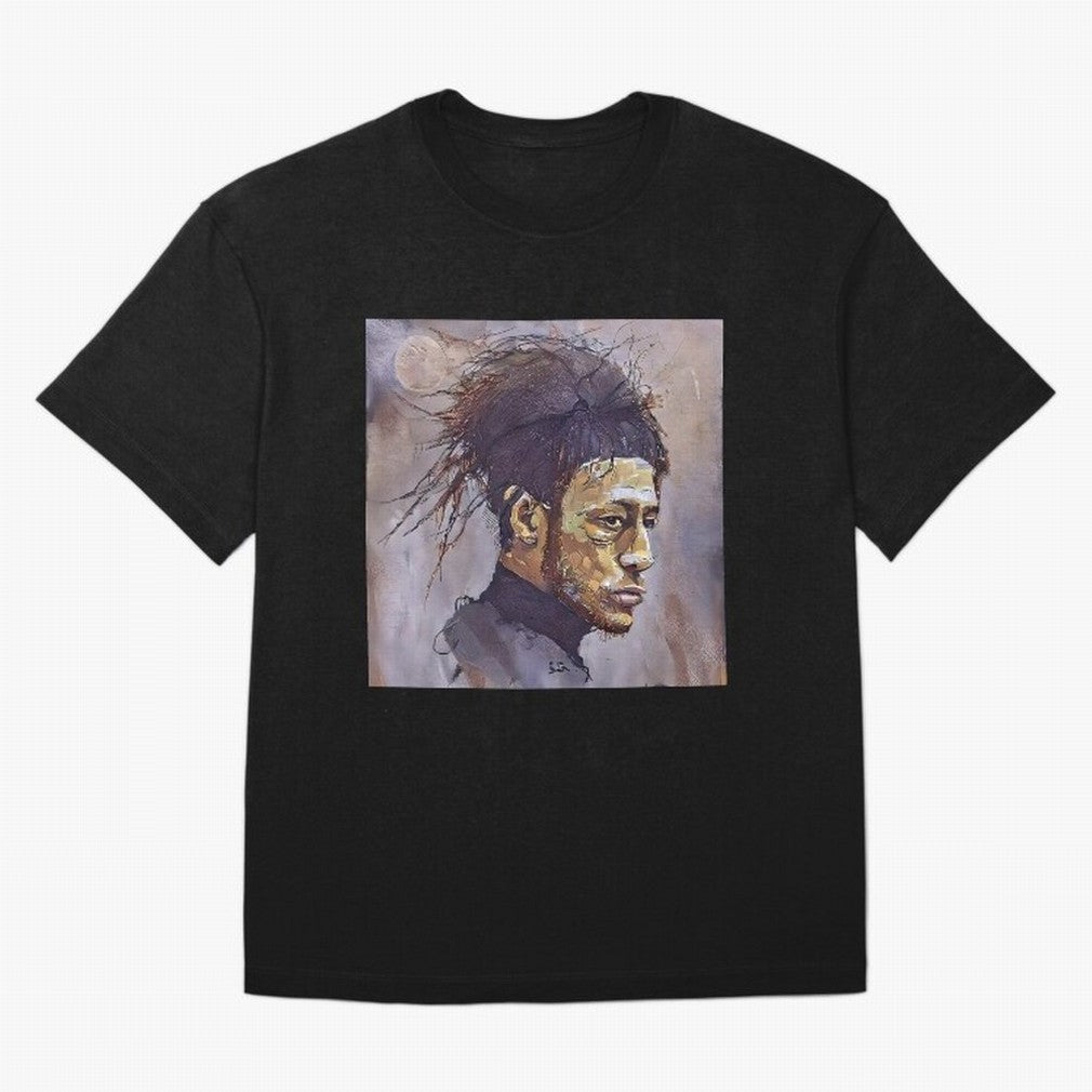 sketch of Neymar Oversized T-Shirt Get Ready for FIFA World Cup 2026 USA Canada Mexico with Cristiano Ronaldo, Argentina, France and Brazil Energy, Retro Football Energy, Iconic Rivalries, Trophy Chase Drama and Stadium Atmosphere; Perfect for