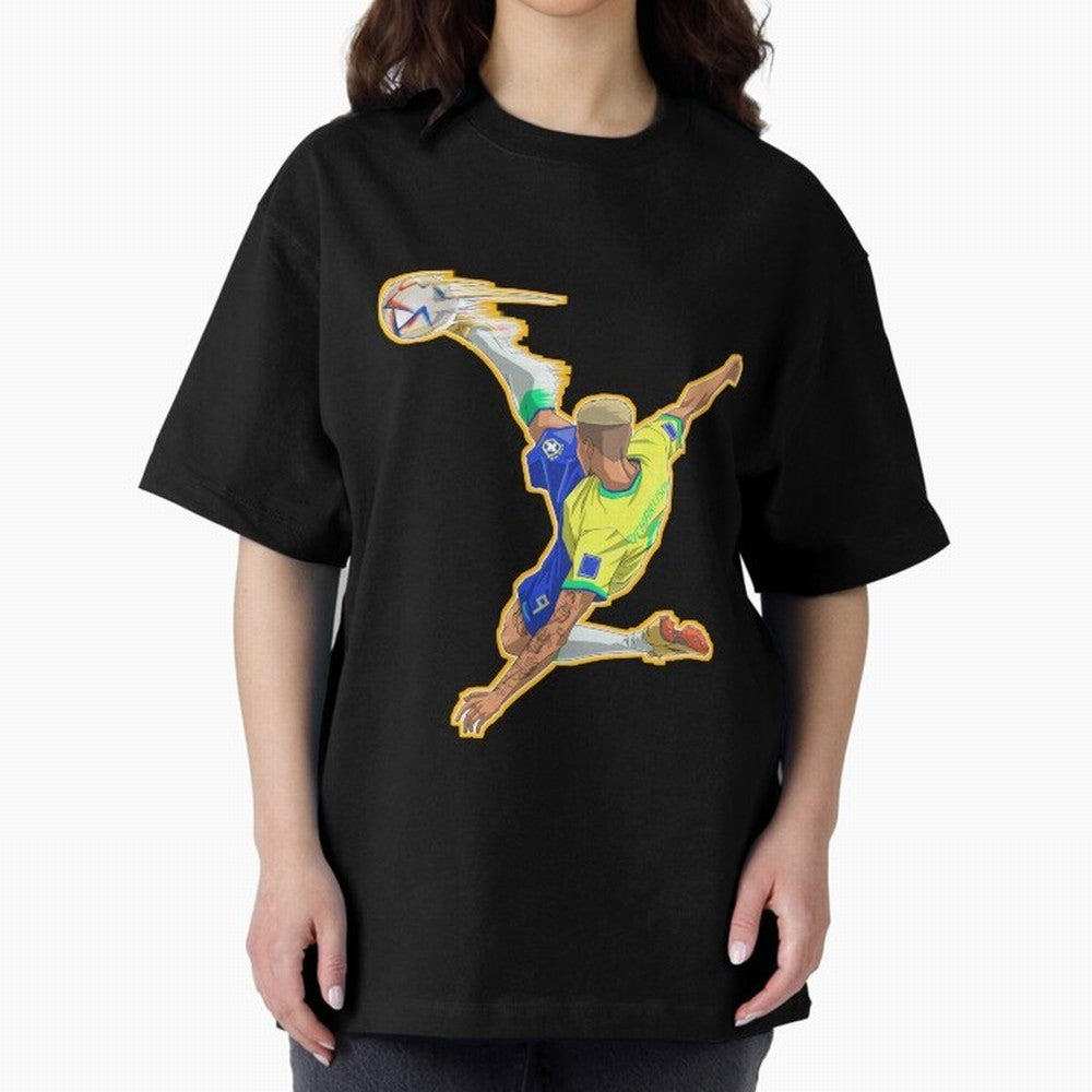 Richarlison Anime Goal Essential T-Shirt Show Up for the Glory of FIFA World Cup 2026 USA Canada Mexico Spirit, Connected to Germany, Messi, CR7 and Mbappe, Sports Nostalgia, International Competition, Famous Players and Unforgettable Victories;