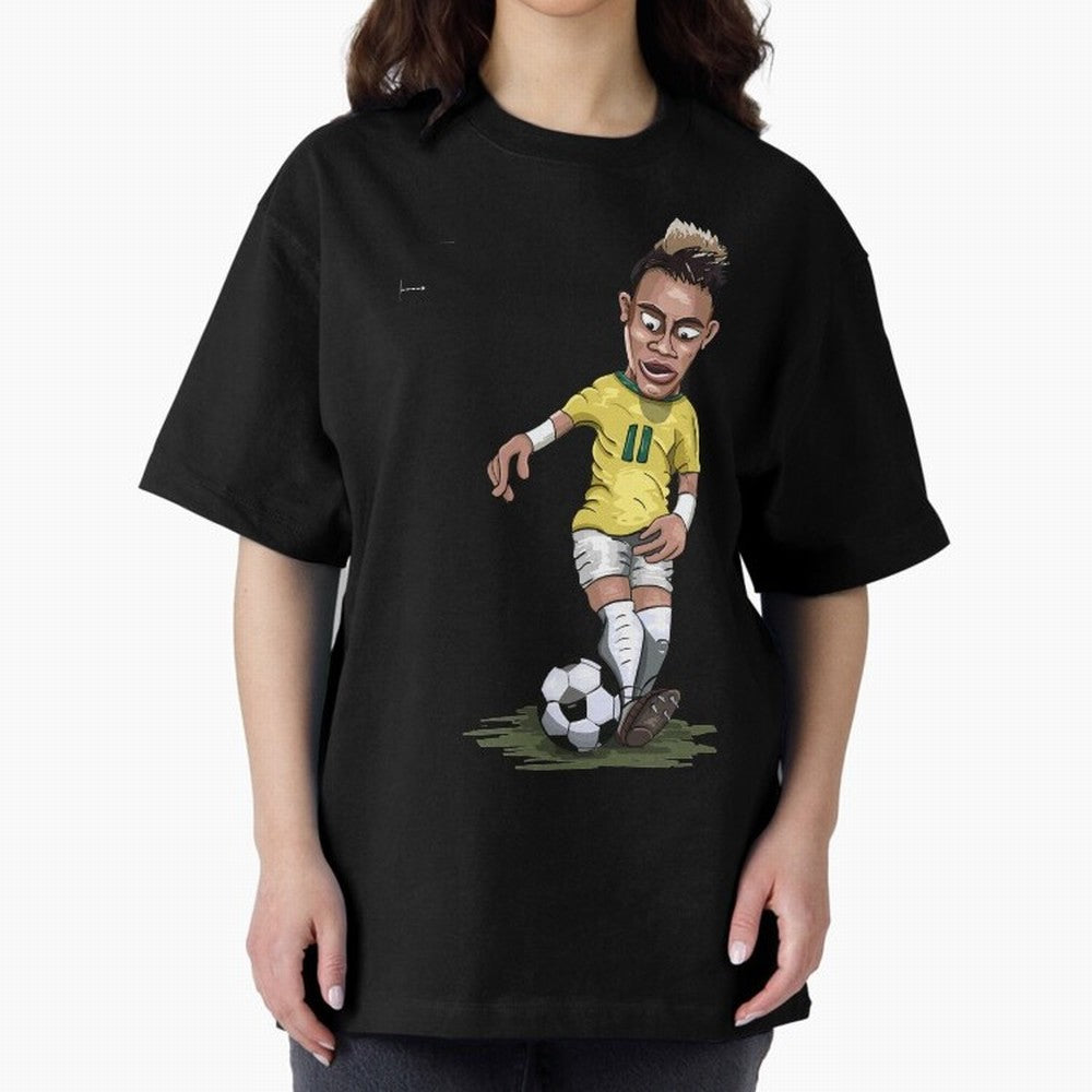 FOOTBALL ARTIST NEYMAR Brasil Essential T-Shirt Live the Energy of FIFA World Cup 2026 Group Stage Celebrating Cristiano Ronaldo, Spain and Netherlands Energy, Global Supporter Spirit, Legendary Goals, National Colors and Tournament Celebration;