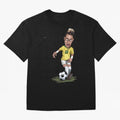 FOOTBALL ARTIST NEYMAR Brasil Essential T-Shirt Live the Energy of FIFA World Cup 2026 Group Stage Celebrating Cristiano Ronaldo, Spain and Netherlands Energy, Global Supporter Spirit, Legendary Goals, National Colors and Tournament Celebration;
