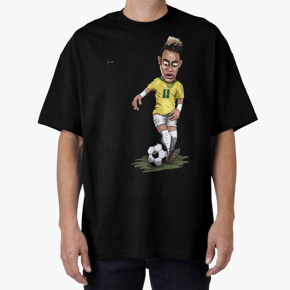 FOOTBALL ARTIST NEYMAR Brasil Essential T-Shirt Live the Energy of FIFA World Cup 2026 Group Stage Celebrating Cristiano Ronaldo, Spain and Netherlands Energy, Global Supporter Spirit, Legendary Goals, National Colors and Tournament Celebration;