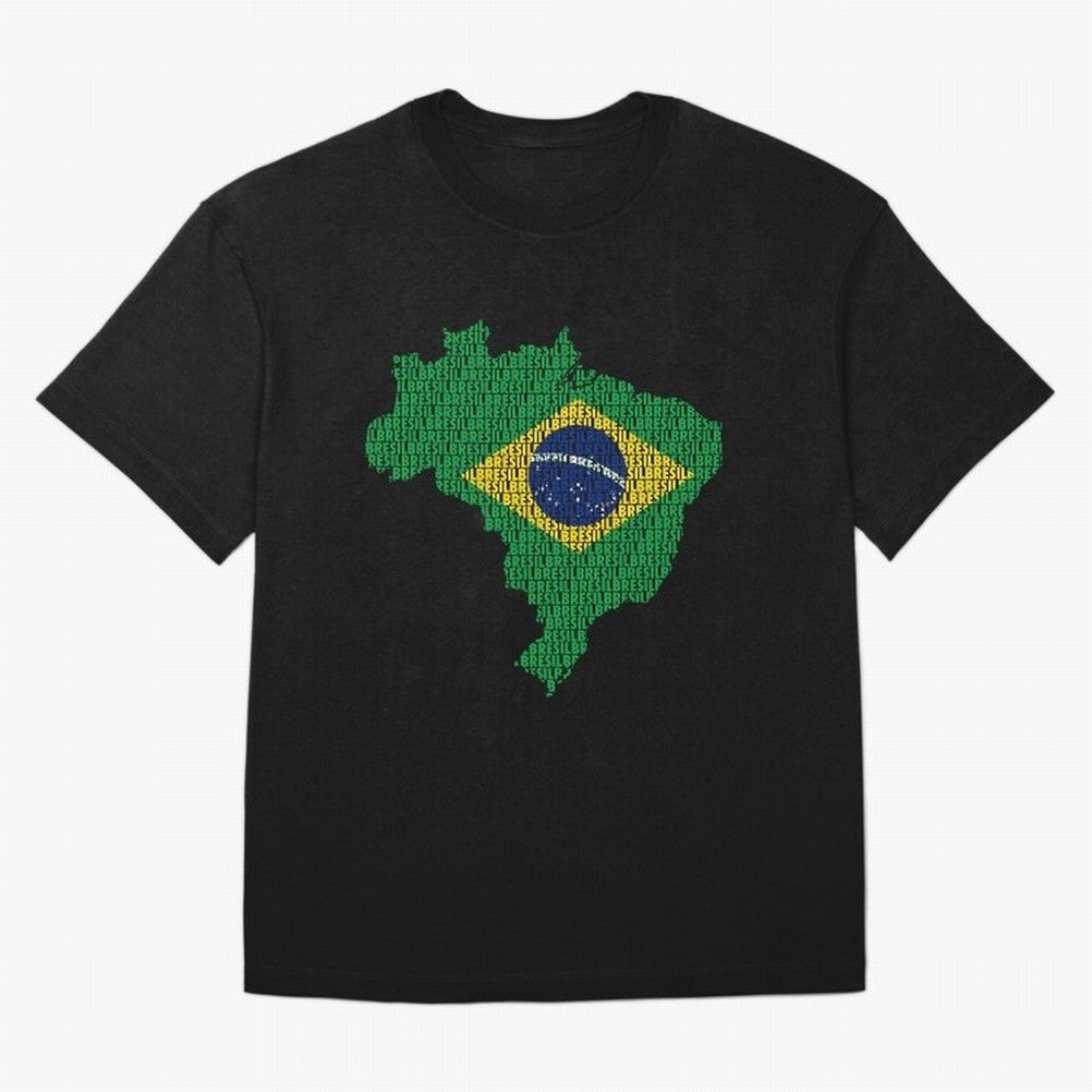 Map of Brazil (Brazil) Classic T-Shirt Keep Football History Alive during Match Day Hype around FIFA World Cup 2026 Group Stage, Haaland, Argentina and Brazil, Global Supporter Spirit, Legendary Goals, National Colors and Tournament Celebration;