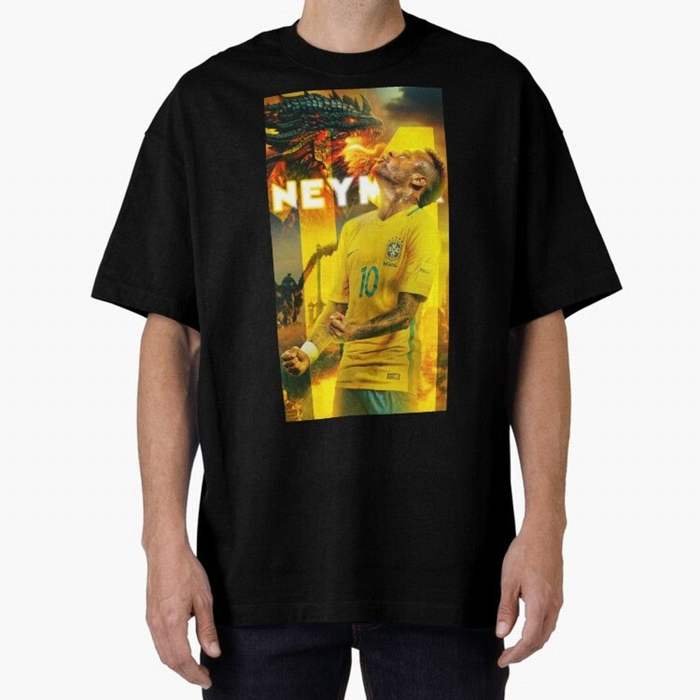 Art Neymar Wallpaper Classic T-Shirt Bring a Champion Mindset to FIFA World Cup 2026 Spirit, Inspired by Brazil, Portugal and Argentina, Mbappe and Neymar, Football Festival Excitement, Trophy Ambitions, Country Rivalries and Star Player Buzz; Made