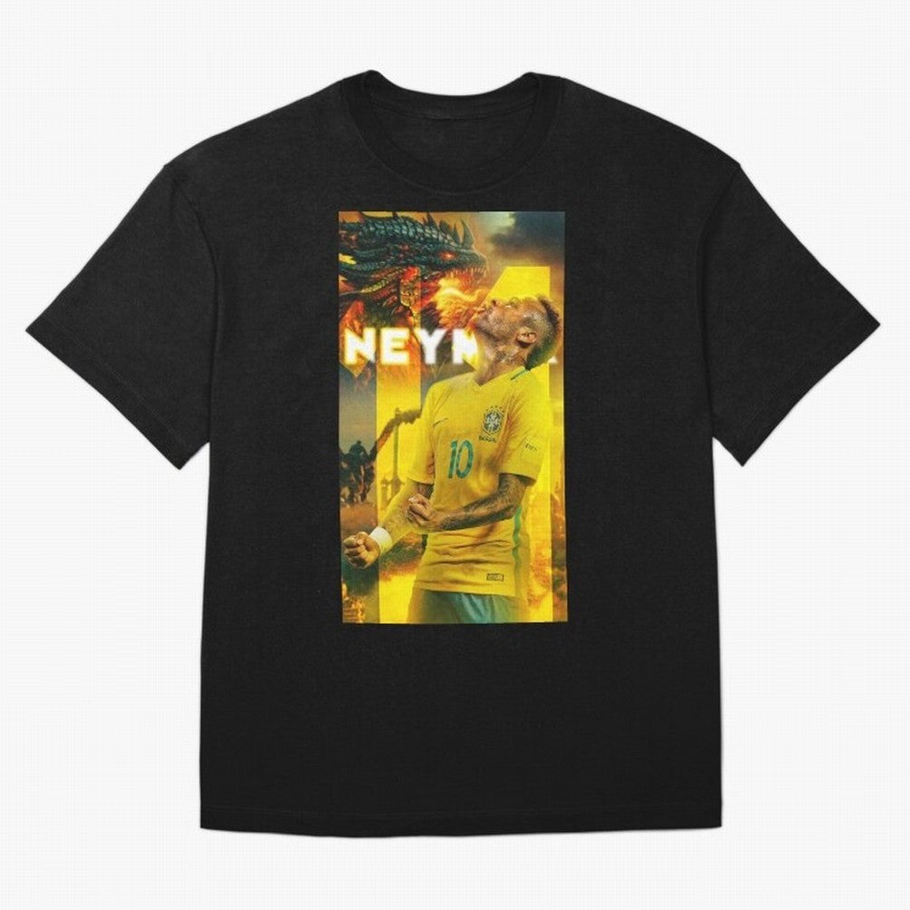 Art Neymar Wallpaper Classic T-Shirt Bring a Champion Mindset to FIFA World Cup 2026 Spirit, Inspired by Brazil, Portugal and Argentina, Mbappe and Neymar, Football Festival Excitement, Trophy Ambitions, Country Rivalries and Star Player Buzz; Made