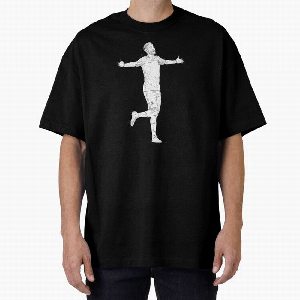 Neymar Joga Bonito Oversized T-Shirt Bring Trophy Dreams to Match Day Hype around FIFA World Cup 2026, Messi, Neymar and Mbappe, Germany, Tournament Hype, Historic Matchups, Family Viewing Parties and Global Sports Pride; Perfect for Supporters Who
