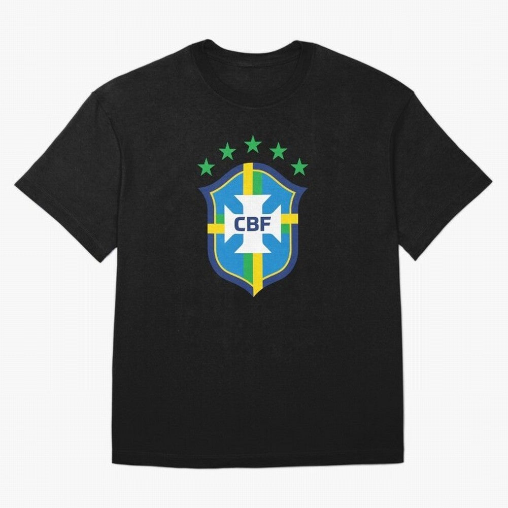 Brazilian Football Confederation Classic T-Shirt Represent FIFA World Cup 2026 USA Canada Mexico for Fans of Mbappe and Neymar and England, France and Netherlands, Bringing Retro Football Energy, Iconic Rivalries, Trophy Chase Drama and Stadium