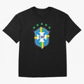 Brazilian Football Confederation Classic T-Shirt Represent FIFA World Cup 2026 USA Canada Mexico for Fans of Mbappe and Neymar and England, France and Netherlands, Bringing Retro Football Energy, Iconic Rivalries, Trophy Chase Drama and Stadium