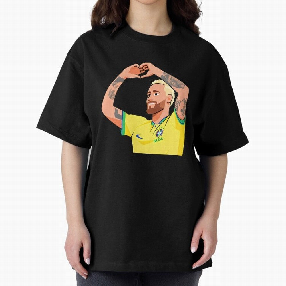 World Cup Neymar Oversized T-Shirt Support the Legends of Global Football Passion for FIFA World Cup 2026, Capturing CR7, Germany, Game Day Rituals, Football Legends, Country Pride and the Road to the Final; Perfect for People Who Love Argentina,