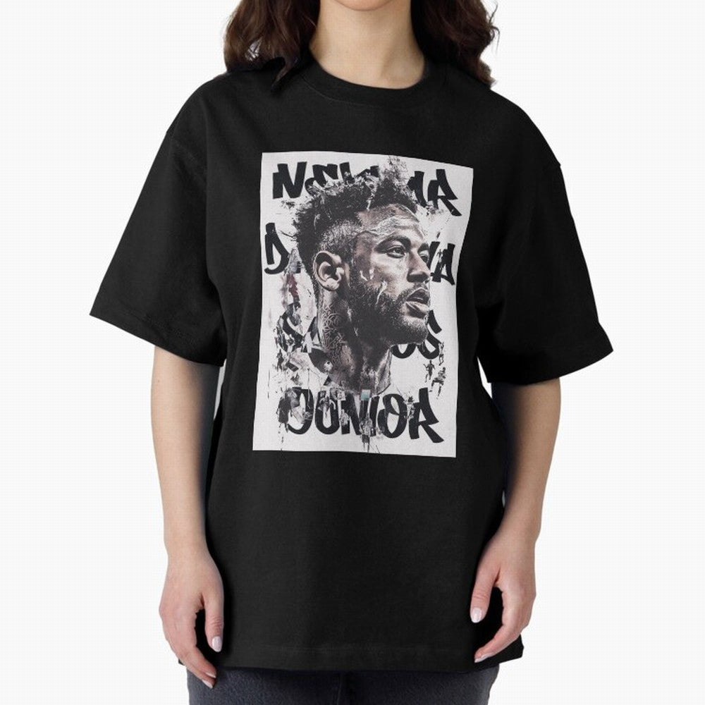 Potrait artistic collage of Neymar Classic T-Shirt Bring Match Day Fire to Match Day Hype around FIFA World Cup 2026 Group Stage, Cristiano Ronaldo, Haaland and CR7, Portugal, Soccer Culture, Superstar Moments, National Team Dreams and Competitive