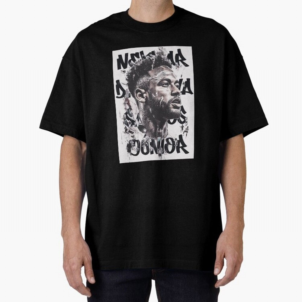 Potrait artistic collage of Neymar Classic T-Shirt Bring Match Day Fire to Match Day Hype around FIFA World Cup 2026 Group Stage, Cristiano Ronaldo, Haaland and CR7, Portugal, Soccer Culture, Superstar Moments, National Team Dreams and Competitive