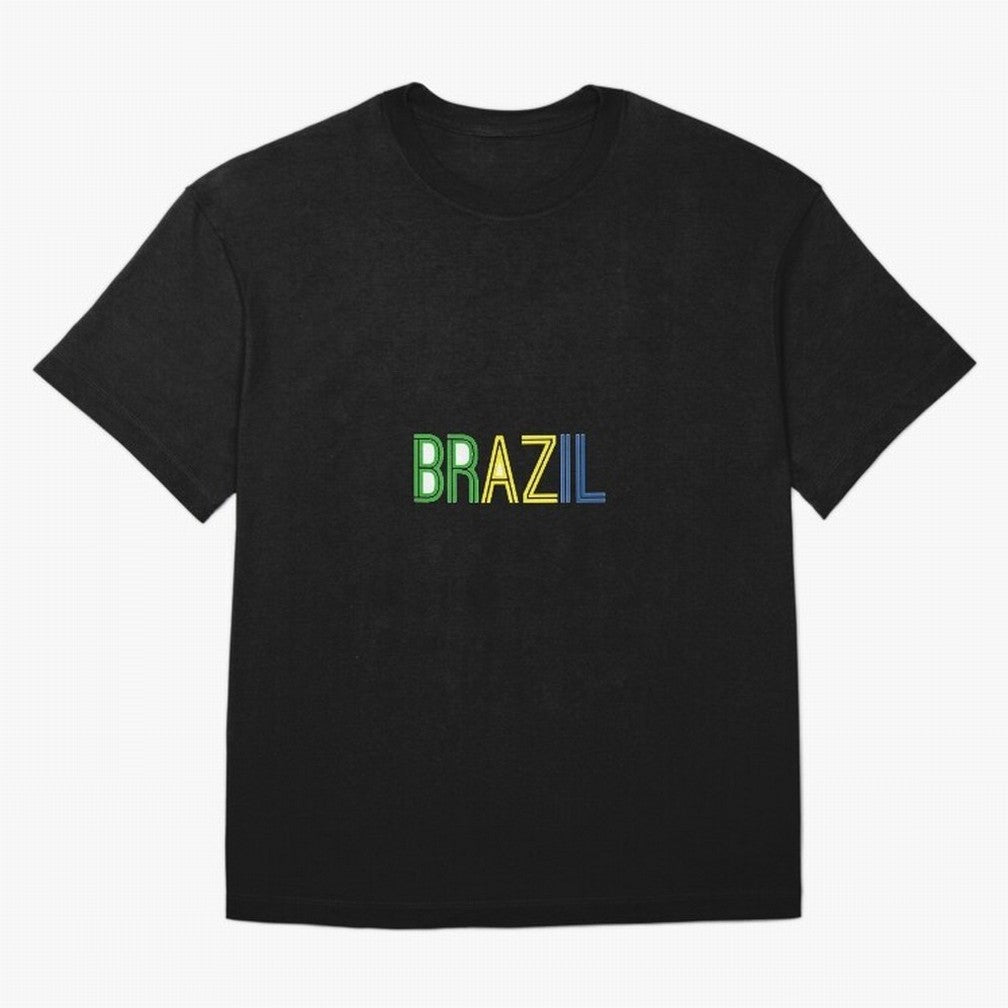 Simple Brazil Sticker Classic T-Shirt Fuel the Hype around the FIFA World Cup 2026 Group Stage Journey through Mbappe and Neymar Highlights, England, France and Netherlands Pride, Soccer Culture, Superstar Moments, National Team Dreams and