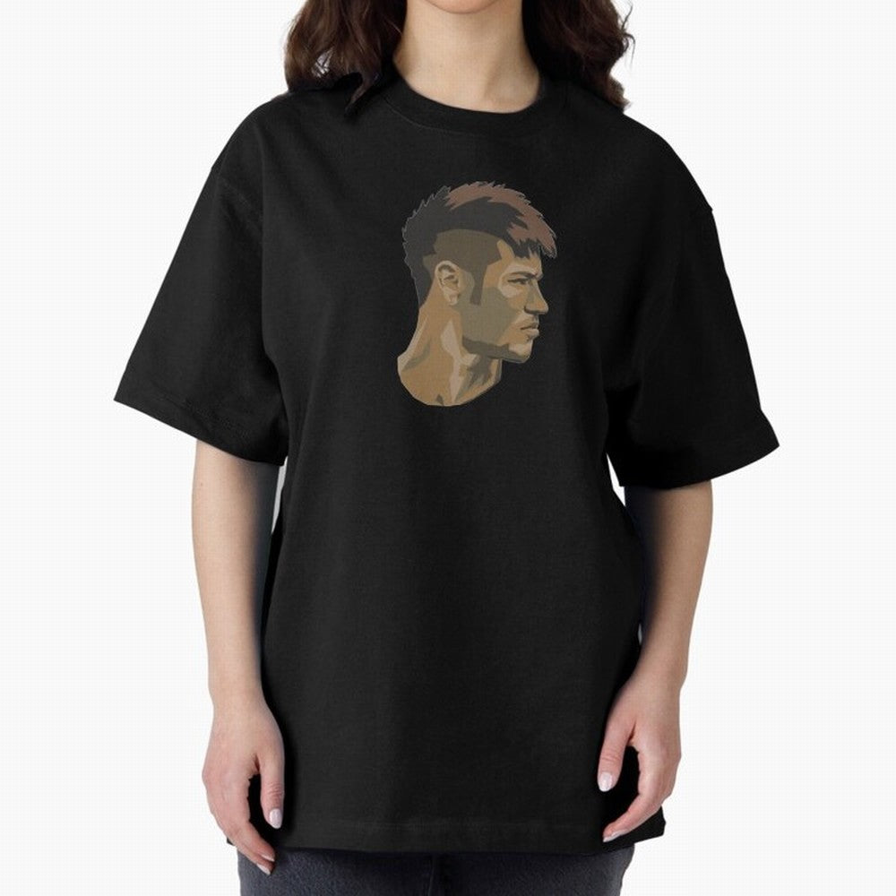 Neymar-I Love Nutmegs Oversized T-Shirt Keep the Match Day Mood of FIFA World Cup 2026 Group Stage for Fans of Messi, Neymar and Mbappe and Spain, Bringing Retro Football Energy, Iconic Rivalries, Trophy Chase Drama and Stadium Atmosphere; Great