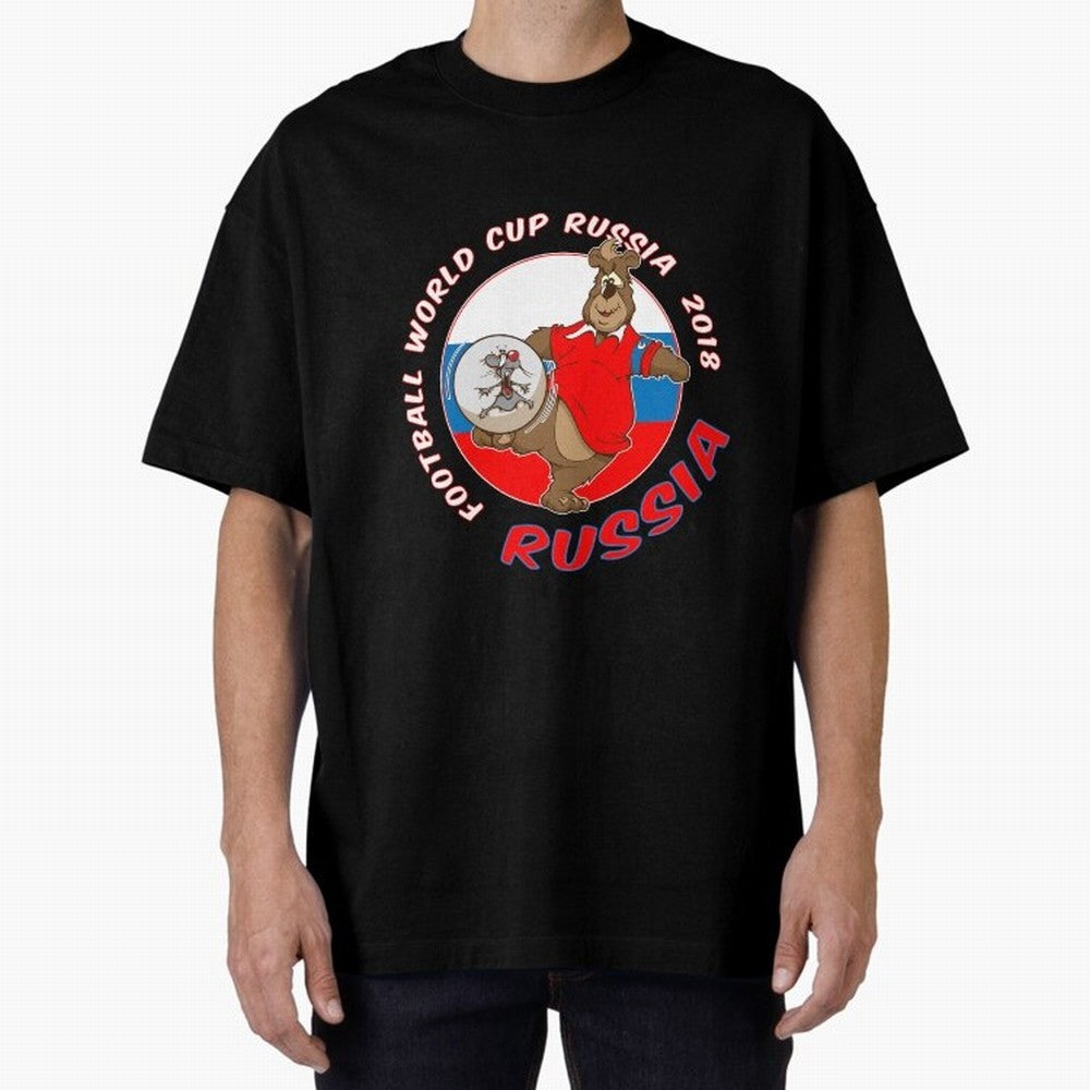 Russia football World Cup Russia 2018 T shirt and merchandise Oversized T-Shirt Feel the Roar of the FIFA World Cup 2026 Group Stage Journey through CR7 Highlights, Brazil, Portugal and Argentina Pride, Match Day Excitement, Supporter Culture,