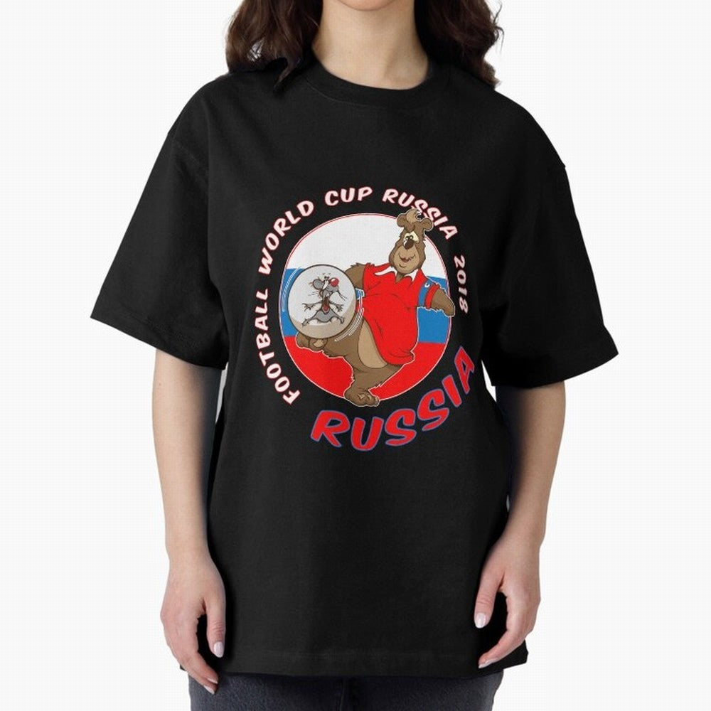 Russia football World Cup Russia 2018 T shirt and merchandise Oversized T-Shirt Feel the Roar of the FIFA World Cup 2026 Group Stage Journey through CR7 Highlights, Brazil, Portugal and Argentina Pride, Match Day Excitement, Supporter Culture,