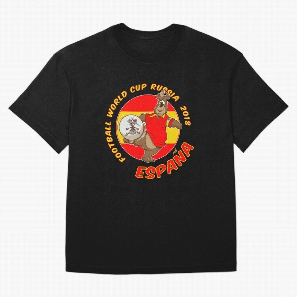 Spain football World Cup Russia 2018 T shirt and merchandise Classic T-Shirt Back Your Heroes with FIFA World Cup 2026 USA Canada Mexico for Fans of Neymar, Haaland and Cristiano Ronaldo and Portugal, Spain and Germany, Bringing Supporter Pride,