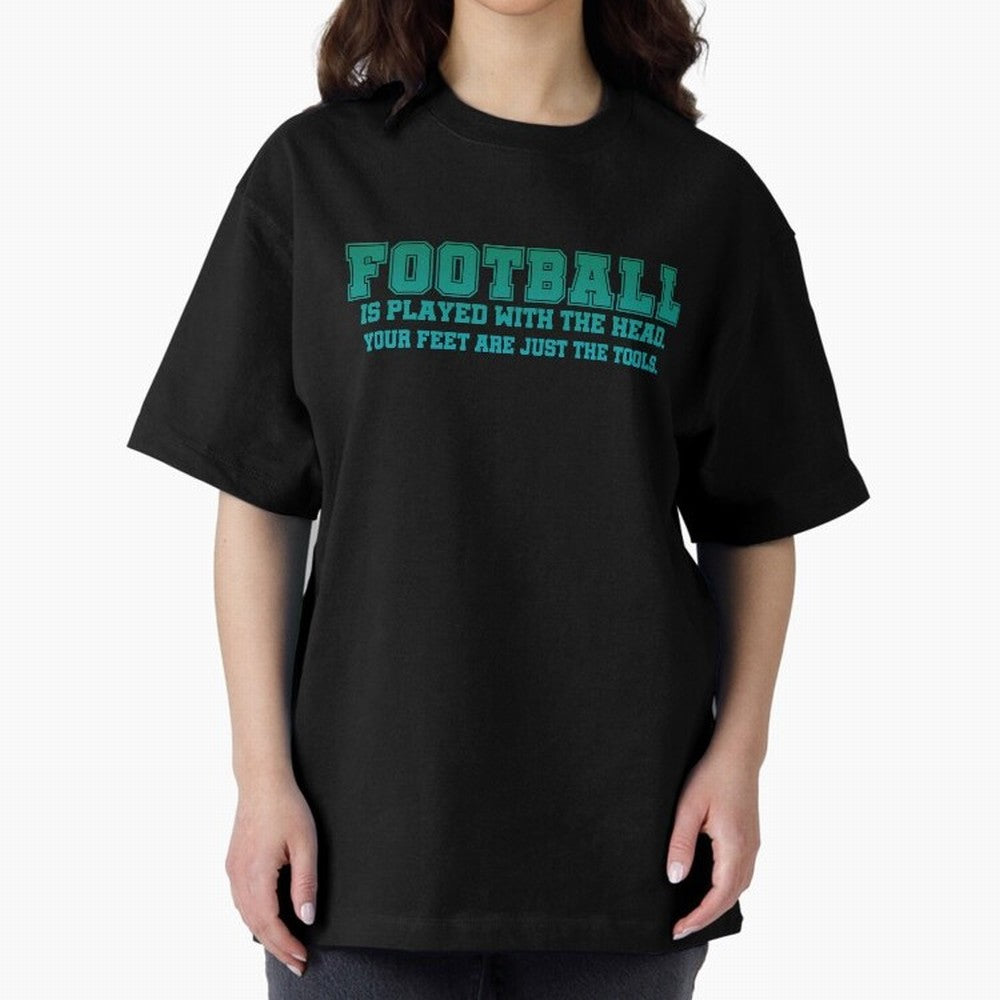 Football is played with the head. Classic T-Shirt Fuel Your Fan Pride for Global Football Passion for FIFA World Cup 2026 Group Stage, Centered on Messi, Neymar and Mbappe, Germany, Stadium Memories, Football Loyalty, International Chants and