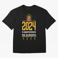 Campeonato Europa 2024 Oversized T-Shirt Celebrate Football Heritage in FIFA World Cup 2026 USA Canada Mexico Highlighting Neymar, Spain Energy, Classic Soccer Heritage, Championship Pressure, Fan Loyalty and International Pride; Perfect for