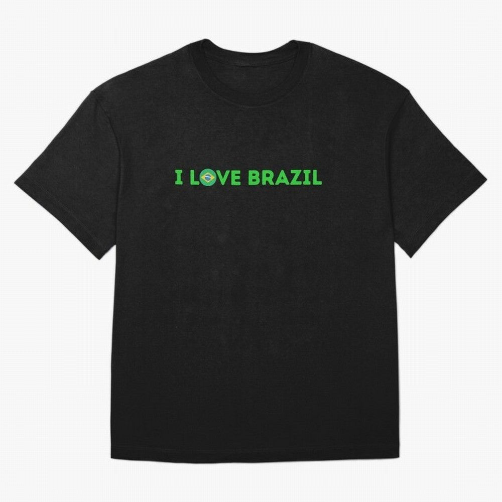 Art I love Brazil Classic T-Shirt Celebrate FIFA World Cup 2026 USA Canada Mexico Driven by Haaland, Germany Energy, Worldwide Fan Energy, Dramatic Goals, Stadium Lights and Championship Celebrations; Great for Supporters Who Love Legendary