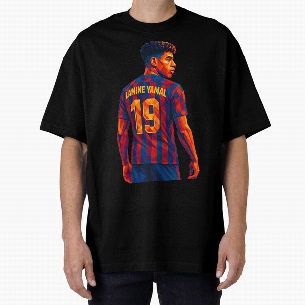 Lamine Yamal Oversized T-Shirt Get Ready for FIFA World Cup 2026 USA Canada Mexico Spirit, Inspired by Argentina, Messi and Cristiano Ronaldo, Global Supporter Spirit, Legendary Goals, National Colors and Tournament Celebration; Created for Match