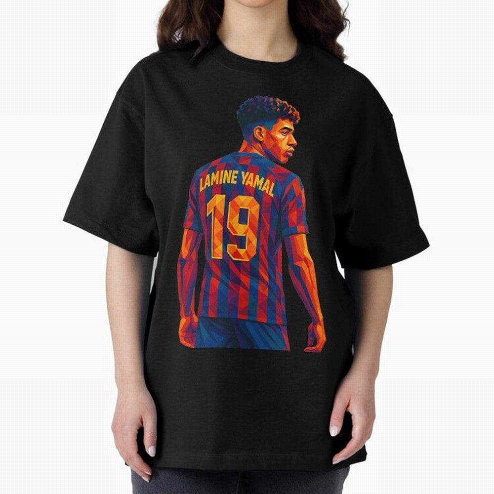 Lamine Yamal Oversized T-Shirt Get Ready for FIFA World Cup 2026 USA Canada Mexico Spirit, Inspired by Argentina, Messi and Cristiano Ronaldo, Global Supporter Spirit, Legendary Goals, National Colors and Tournament Celebration; Created for Match