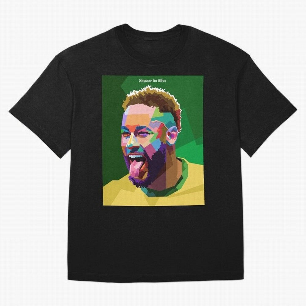 Neymar Brazil Football Player Classic T-Shirt Stand with FIFA World Cup 2026 Group Stage Centered on Haaland, France Energy, Match Day Excitement, Supporter Culture, Golden Goals and Global Football Passion; Ideal for Fans Who Follow Messi,