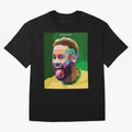 Neymar Brazil Football Player Classic T-Shirt Stand with FIFA World Cup 2026 Group Stage Centered on Haaland, France Energy, Match Day Excitement, Supporter Culture, Golden Goals and Global Football Passion; Ideal for Fans Who Follow Messi,