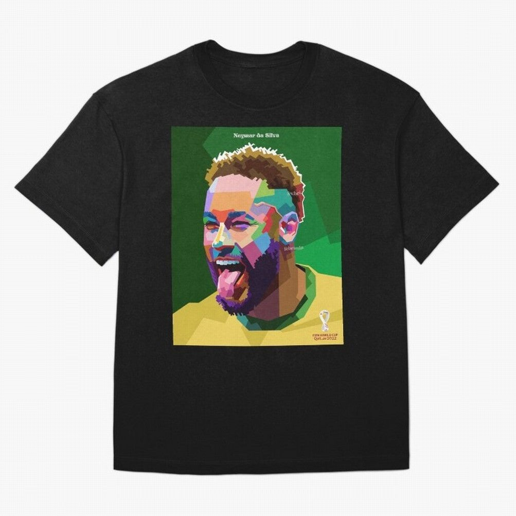 Neymar Brazil World Cup 2022 Pop Art Classic T-Shirt Bring Global Tournament Vibes to FIFA World Cup 2026 USA Canada Mexico Spirit, Celebrating Netherlands, Mbappe and Neymar, Football History, Final Match Energy, Crowd Noise and Once in a Lifetime