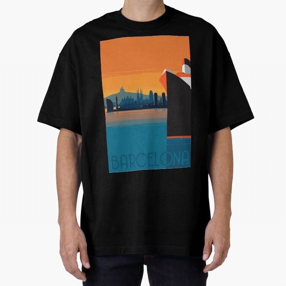 Barcelona Spain Travel Classic T-Shirt Show Championship Spirit for FIFA World Cup 2026 USA Canada Mexico Centered on Messi and Cristiano Ronaldo, Netherlands Energy, Global Supporter Spirit, Legendary Goals, National Colors and Tournament