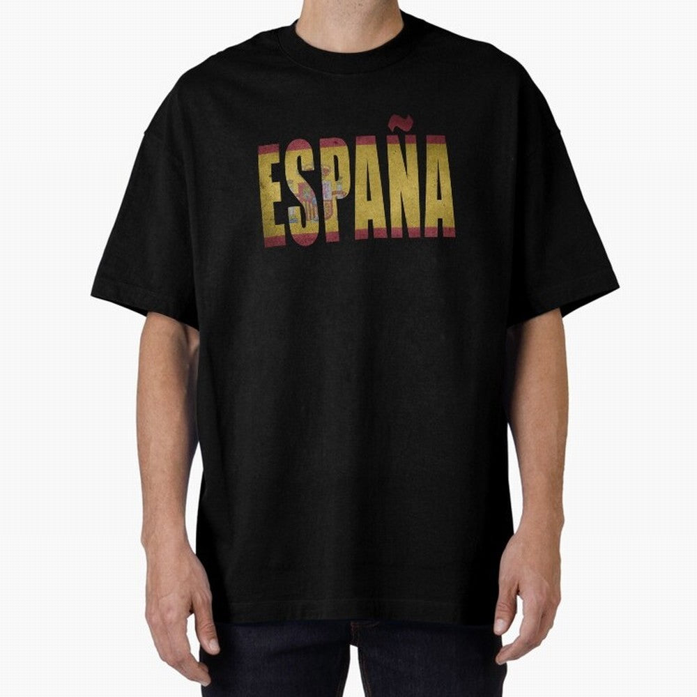 Espa?a Oversized T-Shirt Make the Season About FIFA World Cup 2026 USA Canada Mexico Spirit, with France, Haaland and Mbappe, Vintage Soccer Flavor, Modern Football Stars, National Flags and Final Night Emotion; Great for Supporters Who Love