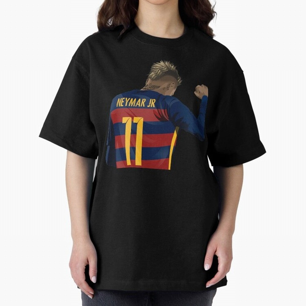 Neymar Oversized T-Shirt Make Every Match About FIFA World Cup 2026 USA Canada Mexico for Fans of Messi, Neymar and Mbappe and Spain, Bringing Football History, Final Match Energy, Crowd Noise and Once in a Lifetime Moments; Perfect for Supporters