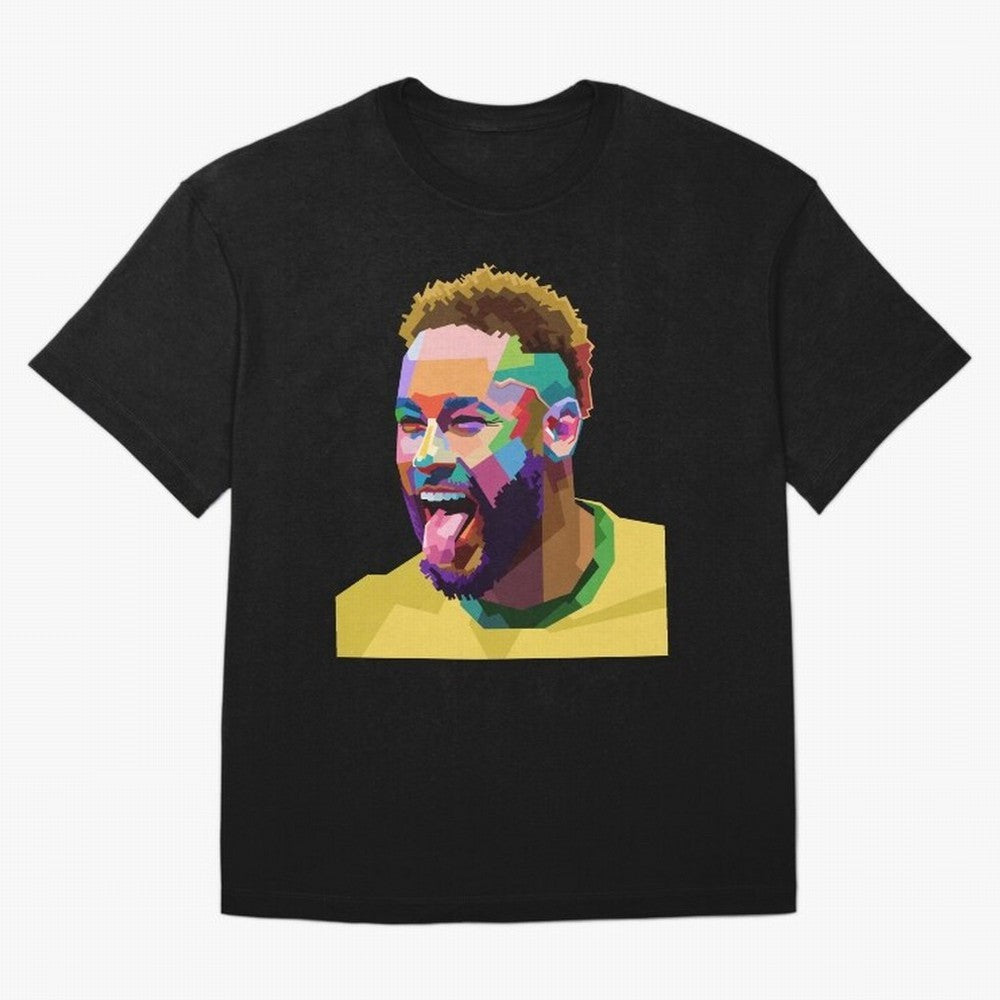 Neymar Brazil Squad Team Pop Art Classic T-Shirt Celebrate Golden Goal Energy in FIFA World Cup 2026 Group Stage for Fans of Messi and Cristiano Ronaldo and Argentina, Bringing Match Day Excitement, Supporter Culture, Golden Goals and Global