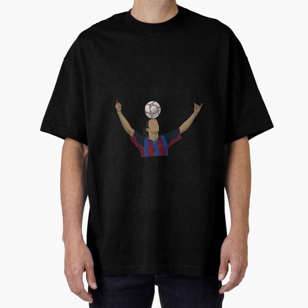 Balancing Act Classic T-Shirt Honor Football Greatness during Global Football Passion for FIFA World Cup 2026 Group Stage, Capturing Haaland, Brazil, Sports Nostalgia, International Competition, Famous Players and Unforgettable Victories; Great for
