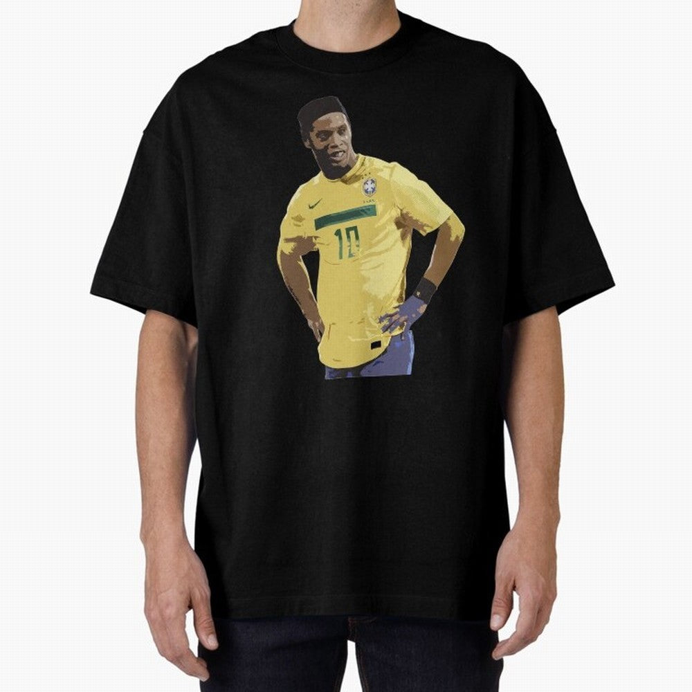 Ronaldinho Brazil Joga Bonito Classic T-Shirt Support the Legends of Global Football Passion for FIFA World Cup 2026 USA Canada Mexico, Capturing CR7 and Messi, Argentina, France and Brazil, Stadium Memories, Football Loyalty, International Chants