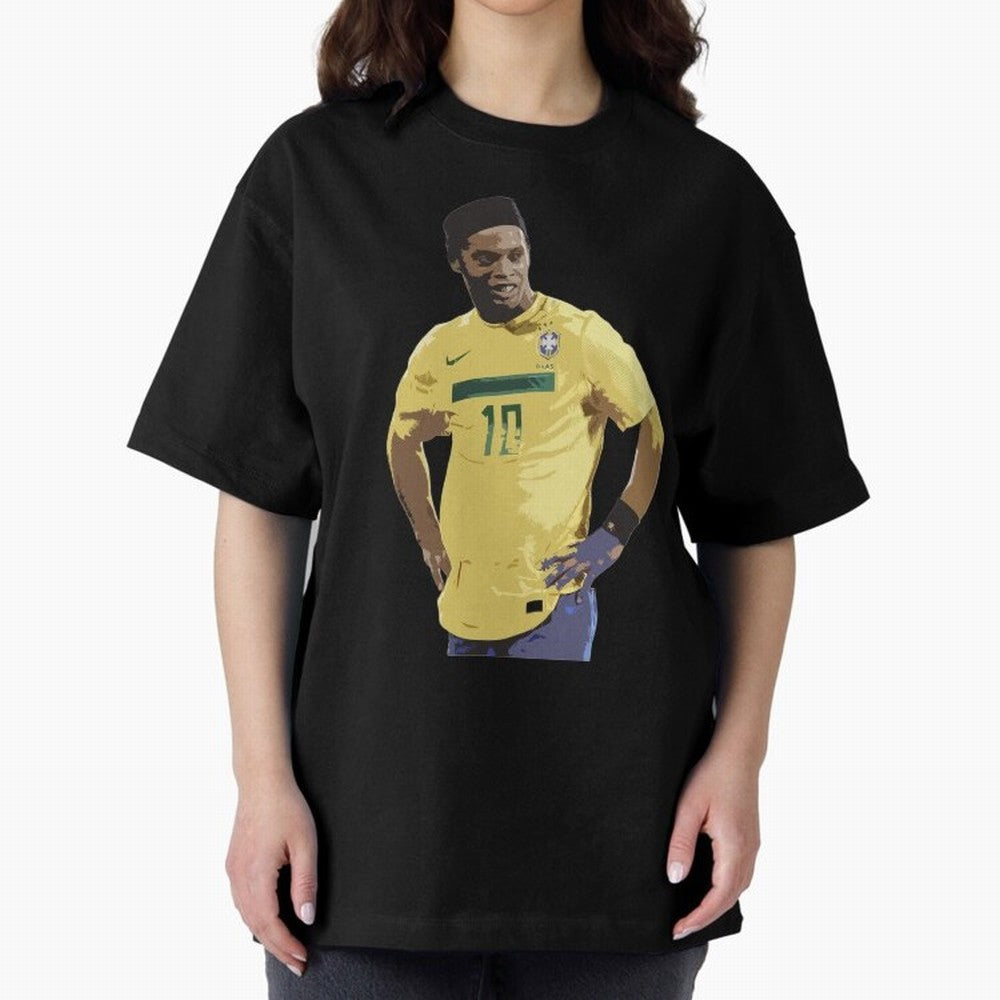 Ronaldinho Brazil Joga Bonito Classic T-Shirt Support the Legends of Global Football Passion for FIFA World Cup 2026 USA Canada Mexico, Capturing CR7 and Messi, Argentina, France and Brazil, Stadium Memories, Football Loyalty, International Chants