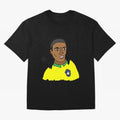 Ronaldinho Brazil Football Ball Life Classic T-Shirt Celebrate Football Heritage in FIFA World Cup 2026 USA Canada Mexico for Fans of Messi, Neymar and Mbappe and Argentina, Bringing Soccer Culture, Superstar Moments, National Team Dreams and