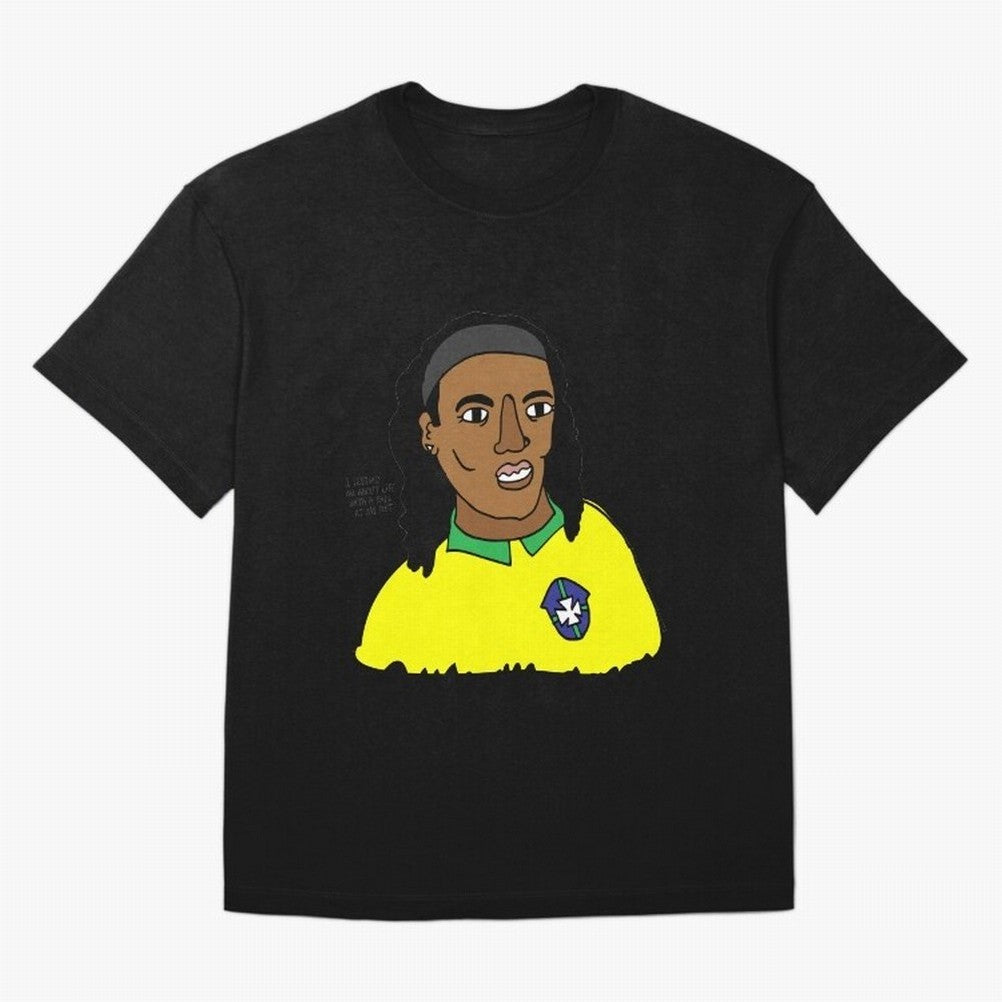 Ronaldinho Brazil Football Ball Life Classic T-Shirt Celebrate Football Heritage in FIFA World Cup 2026 USA Canada Mexico for Fans of Messi, Neymar and Mbappe and Argentina, Bringing Soccer Culture, Superstar Moments, National Team Dreams and