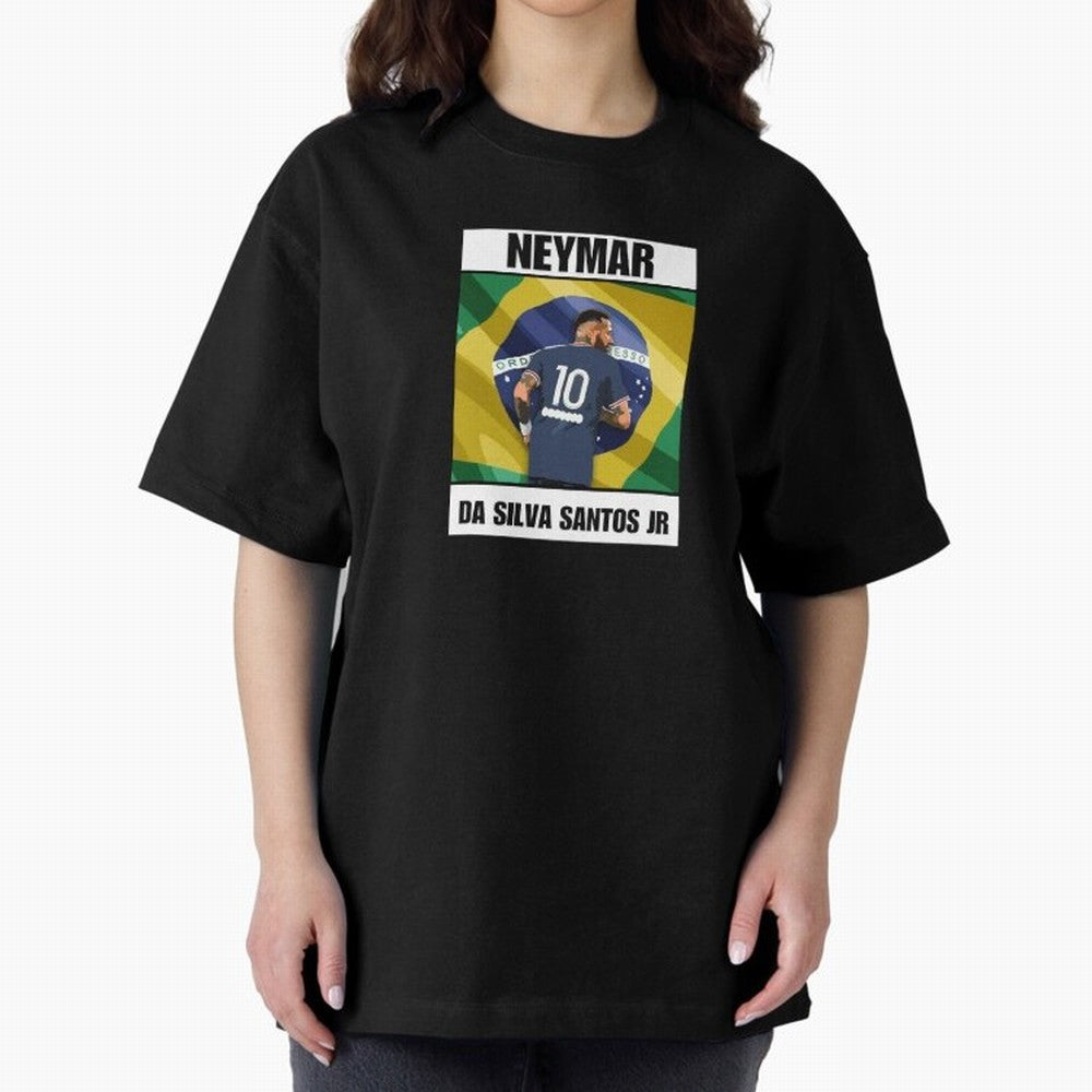 El Ney Oversized T-Shirt Back Your Heroes with FIFA World Cup 2026 Group Stage Spirit, Filled with Portugal, Spain and Germany, Messi, CR7 and Mbappe, Stadium Memories, Football Loyalty, International Chants and Championship Tradition; Ideal for